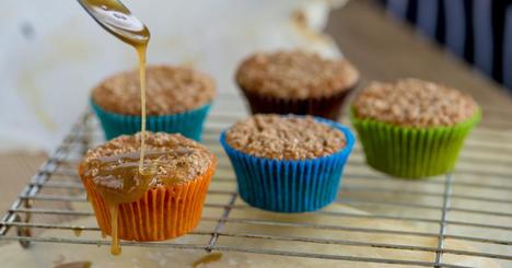 banana oat cupcakes 