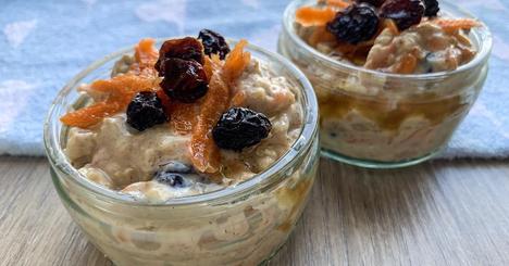 Carrot Cake Overnight Oats