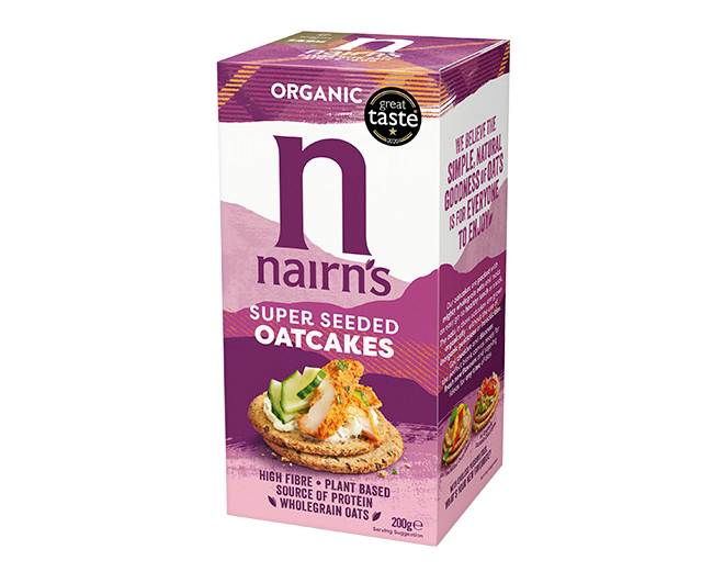 Nairn's Organic Super Seeded Oatcakes