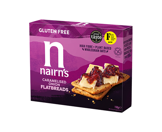 Nairn's Gluten Free Caramelised Onion Flatbreads