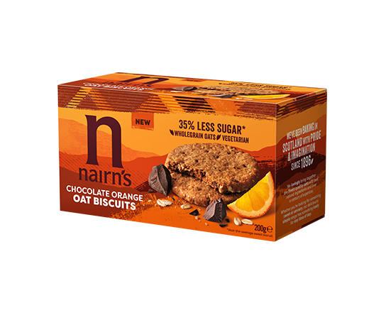 Nairn's Chocolate Orange Oat Biscuits