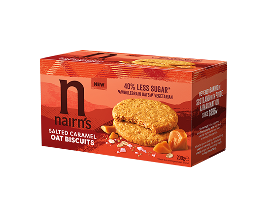 Nairn's Salted Caramel Oat Biscuits