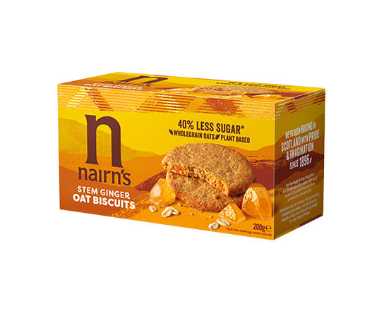 Nairn's Stem Ginger Oat Biscuits