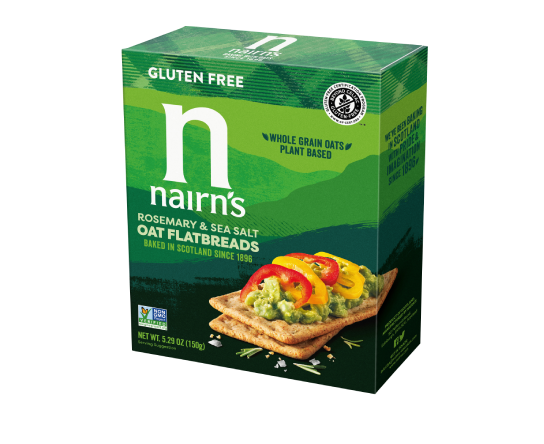 Nairn's USA Gluten Free Rosemary & Sea Salt Flatbread Crackers
