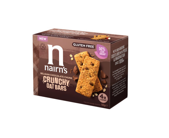 Nairn's Belgian Chocolate Chunk Crunchy Oat Bars