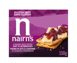 Nairn's Canada Gluten Free Caramelised Onion Flatbreads