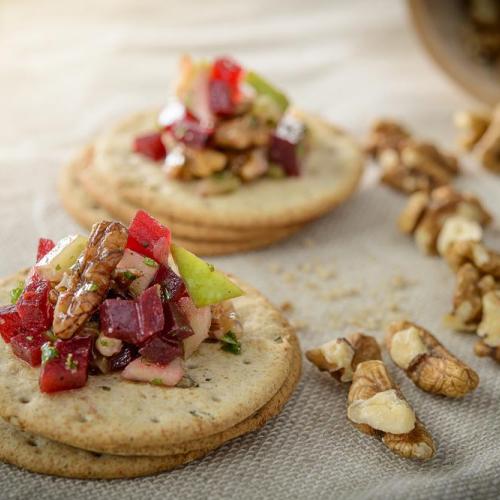 beetroot and waldorf salad