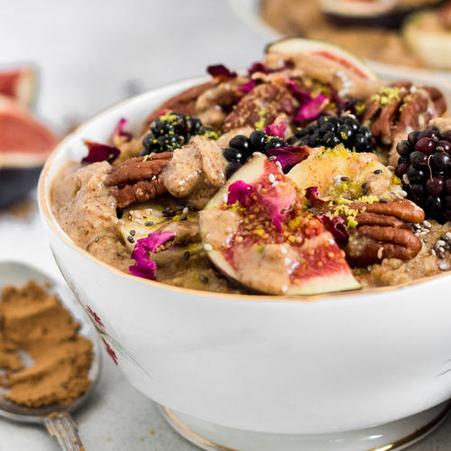 Gluten-free spiced chai porridge