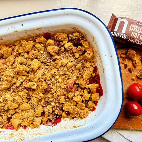 Cherry & Chocolate Crumble